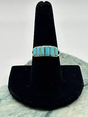 Beautiful Vintage Zuni Sleeping Beauty Turquoise Ring • $59