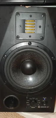 Adam A7 Studio DJ Monitor Powered Monitor Ribbon Tweeter Good Working Order • £220