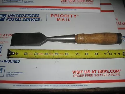 Vintage Wood Chisel Socket Chisel Stamped Ps &w {pre Stanley} 1 1/2  Wide • $12