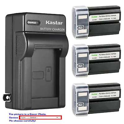 Kastar Battery Travel Charger For Nikon EN-EL1 And Nikon MH-50 MH-52 MH-53 • $24.49