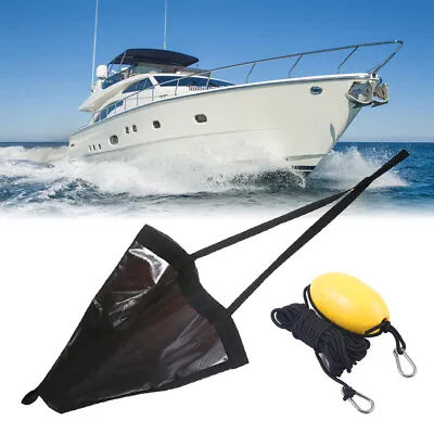 $62.70 • Buy 53  Drift Sock Sea Anchor Drogue W/ Kayak Throw Line Fit For 26-30  Boat