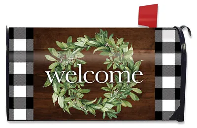 Farmhouse Wreath Spring Magnetic Mailbox Cover Floral Standard Briarwood Lane • $17.97