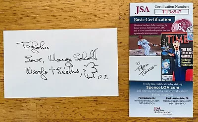 Marge Schott Signed Autographed 3x5 Card JSA Certified Cincinnati Reds Owner • $109.95