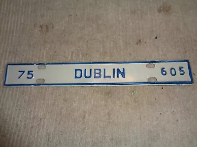 Virginia Tag County License Plate Va. 1975 Dublin 605 • $24.99