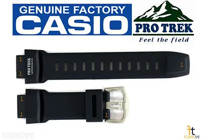 CASIO Pro Trek Pathfinder PRG-280-2 Original NAVY BLUE Rubber Watch BAND Strap • $78.76