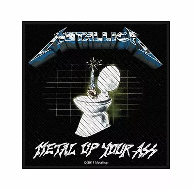 METALLICA Metal Up Your Ass Thrash Metal PATCH WOVEN BADGE T-shirt Clothing NEW • $6.99