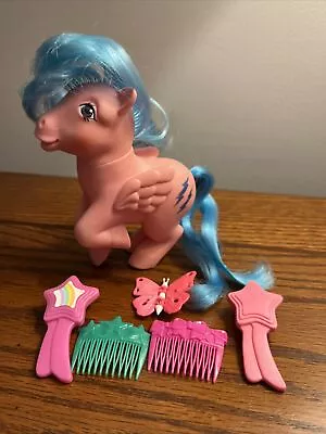 My Little Pony Firefly G1 Pegasus 83 Toys Pink Pony Blue Hair  • $24.99