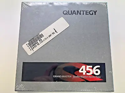 Quantegy 456 GRAND MASTER Studio Audio Tape 1/4  1200'  NEW OLD STOCK (NOS) • $50
