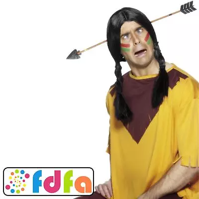 Smiffys Arrow Through Head Halloween Red Indian Joke Adult Fancy Dress • £3.99