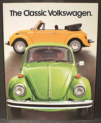 1977  The Classic Volkswagen  Brochure !n  Uncirculated New Old Stock NOS • $14.95