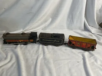 Marxs 3000 Pre War Steam Locomotive Train Coal Tender And Coal Car￼ Vintage • $42.88