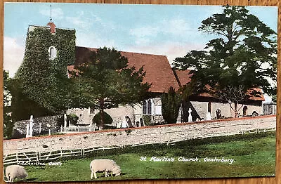 Canterbury St Martins Church J G Charlton Early Postcard • £1.99