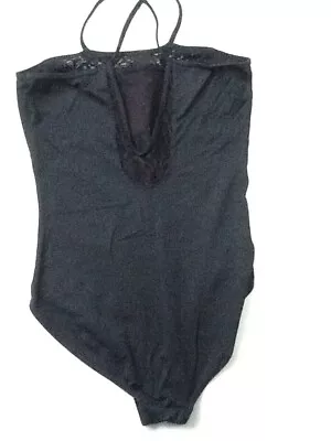 £9.99 • Buy Mirella Black Leotard Dance Wear SIZE L