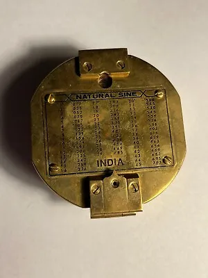 Vintage Used Natural Sine India Compass *Free Shipping* • $25