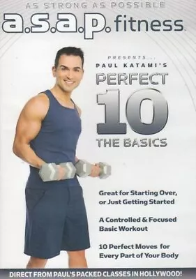 A.s.a.p. Fitness Paul Katami Perfect 10 Asap Dvd New Weight Training Exercise • $17.95