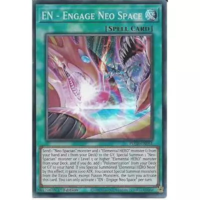 EN - Engage Neo Space POTE-EN051 1st Edition Super Rare :YuGiOh Trading Card TCG • £1