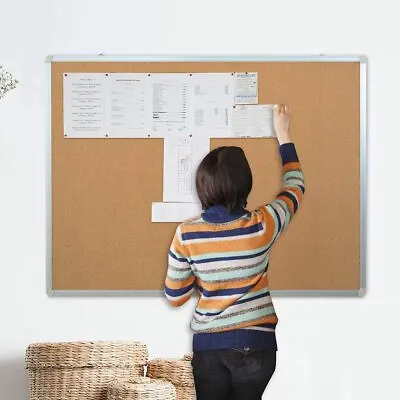 Hand In Hand Corkboards Notice Board Pin Board 120X90cm With Free Gift • $94.99