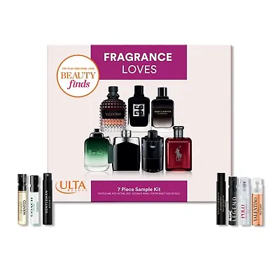 ULTA BEAUTY Fragrance Loves 7pc Sample Kit For Him Mens Cologne Perfume Gift Set • $26.95