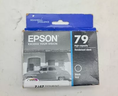 Epson Black Ink Cartridge 79 High Capacity Genuine T079120 Sealed Exp 7/2020 • $13.99