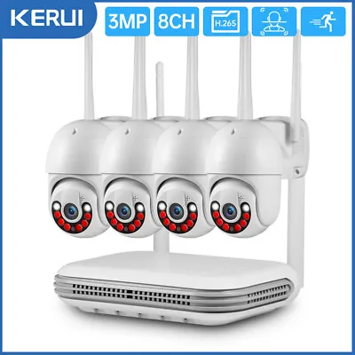 KERUI Wireless Security IP Camera System Outdoor Home Wi-Fi Night Vision 1080P • $56.99