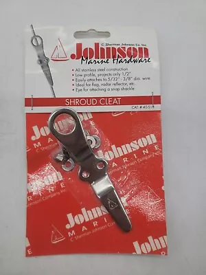 Johnson Marine Hardware - Stainless Steel Shroud Cleat - #40-518 • $23.74