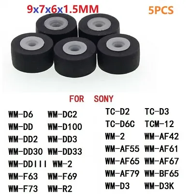 £9.89 • Buy 2pcs Pinch Roller For SONY TC-D6C Sony’s TC-D5 Pro II , SANKEI TCR-S90 Walkman