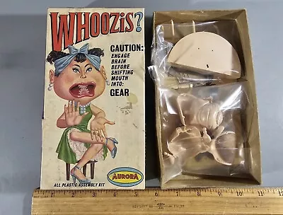 VINTAGE 1966 AURORA WHOOZIS? MODEL KIT No. 203-50 & BOX COMPLETE UNBUILT • $50