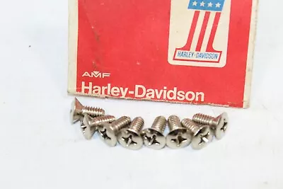 $3.99 • Buy 8Chrome Harley Knucklehead UL Flathead Panhead Primary Derby Cover Screws 2268W 