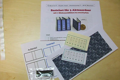 £6.24 • Buy 2308# Craft Set For 3 Miniature File Folders - Dollhouse - Dollhouse - Dollhouse - M 1zu12