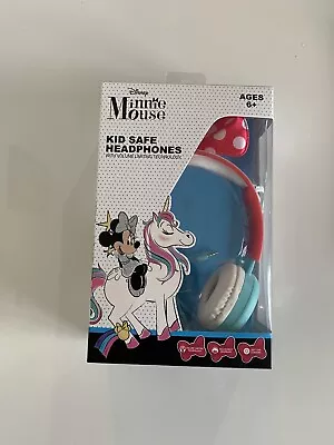 Minnie Mouse Unicorn Dreams Kid Safe Headphones W/Volume Limiting Tech Brand New • $14.99
