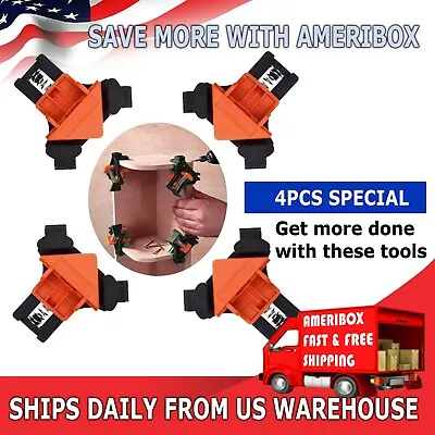 4X 90 Degree Right Angle Corner Clamp Woodworking Wood For Kreg Jigs Clamps Tool • $9.95