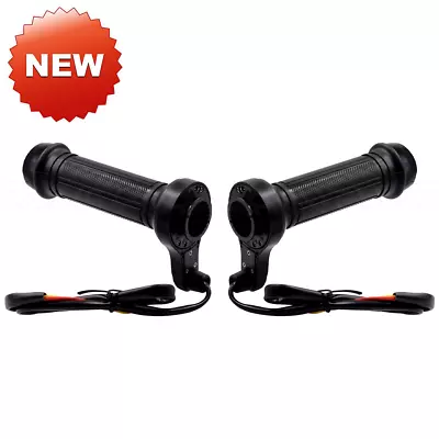 Heated Hand Grips 22mm Electric Hot Warm Handlebar For Motorcycle ATV Bike • $23.99