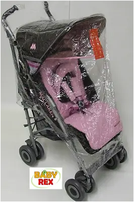 New Rain Cover Fit Maclaren Triumph Stroller  Pushchair Raincover • £11.89