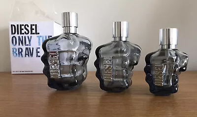 £5 • Buy Empty Perfume Bottles - DIESEL - Only The Brave - EDT - 125ml,  75ml & 35ml