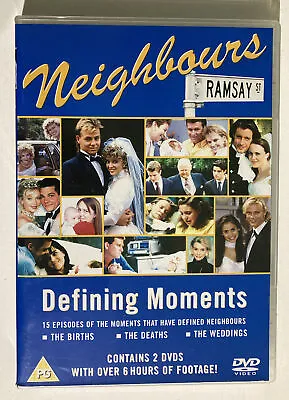 Neighbours Defining Moments The Births Deaths & Weddings 2-Disc (UK RELEASE) DVD • £11.95