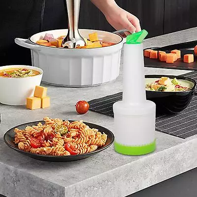 Salad Dressing Bottle Empty Squirt Bottle Vinegars Oil Bottle Leakproof BBQ • £8.47