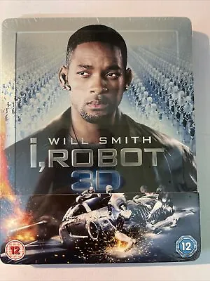 I Robot  ~ 3d & 2d Uk Blu Ray Steelbook New & Still Sealed • £29.95