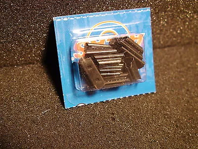 O-SCALE ATLAS #6092 RAIL JOINERS NICKEL (BLACK) 16 Pcs 3 RAIL BIGDISCOUNTTRAINS • $5.25