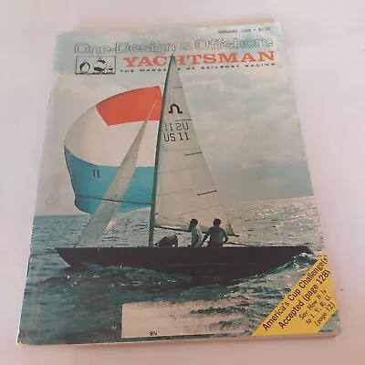 1968 January One-Design & Offshore Yachtsman Magazine Sailboat Racing (MH418)  • $19.99