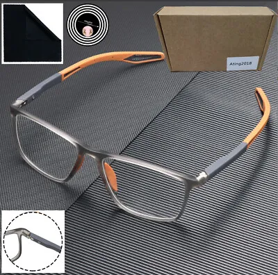 Men Sports Nearsighted Glasses Myopia TR90 Frame -1.0 -1.5 -2.0 -3.0 -3.5 -4.0 E • $8.99