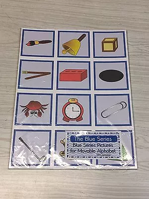 The Blue Series  -  Pictures For Movable Alphabet Montessori • $17.25