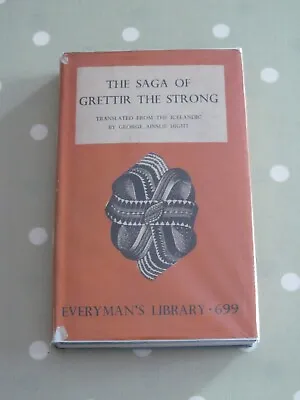 The Saga Of Grettir The Strong Hight Everymans Library Hb Dj 1929 Icelandic Saga • £25