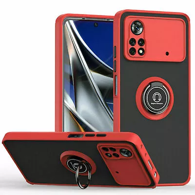 Shockproof Ring Stand Armor Case For Xiaomi Redmi Note 12 13 Poco X5 M4 X4 Pro • $5.98