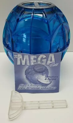 The Mega Ball Blue Play N Freeze Ice Cream Maker W/ Instructions Recipes • $29.99