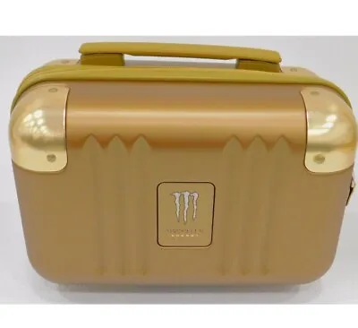 Monster Energy Ultra Gold Hard Shell Beverage Holder Case Lunchbox Bag 13x8x6 • $149.99