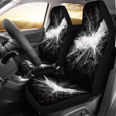 Batman Superhero 2-Seats Car Seat Covers Universal Pickup SUV Cushion Protector • $54.14