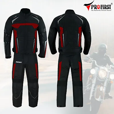 Armored Motorcycle Racing Suit Motorbike Suits Cordura Textile Jackets Trousers • $126.26