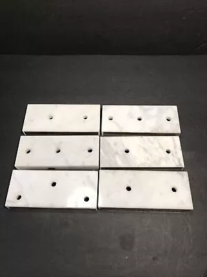 Vintage 1970’s/80’s Marble Trophy Parts Bases Lot Of 6 - 6” X 2 1/2” • $9.95