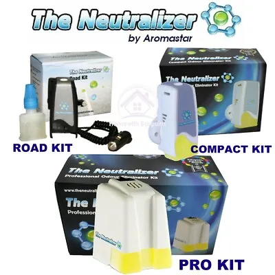 THE NEUTRALIZER Ultimate Air Odour Control 20ml Road 40ml Compact 100ml Pro Kit • £89.95