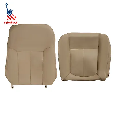 For 2009-2014 Ford F150 Lariat Driver Bottom & Top PERFORATED Leather Seat Cover • $60.33